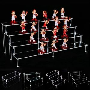 Akrylowy wielowarstwowy wyświetlacz drabiny stojak na zabawkę anime perfumy kosmetyczne biżuteria