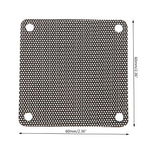 5st PVC Fan Dust Filter PC Dammtät Case Cuttable Computer Mesh Cover 40mm 50mm 60mm 70mm 80mm 90mm 120mm 140mm Mesh Black