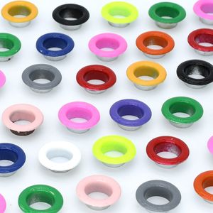 100sets 4.5mm Grommets Metal Eyelets with Washer for Garment Shoe Belt Hat Leather Craft Bag DIY Repair Parts Accessories