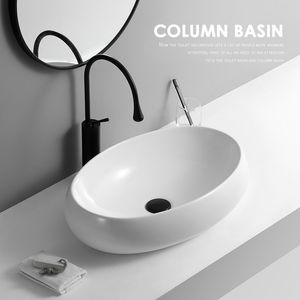 490*340*150 mm łazienka Washbasin White Ceramic Wash Basin Hotel Balkon Nordic Bland Tassel zlewozmywaki z darmowym kranem