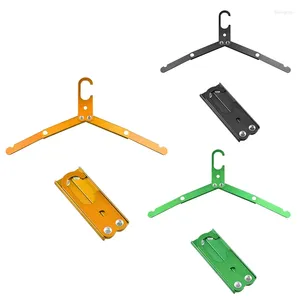 Cabides 2pcs liga de alumínio de alumínio Cabine de roupas ao ar livre Metal de secagem de rack para acessórios para viagens