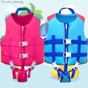 Life Vest Buoy Childrens water skiing vest chloroprene rubber swimming instructor life jacket quick drying breathable and comfortable learning to swim Q240413