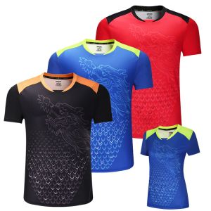 Camisas de camisetas novas camisas de tênis de mesa de dragão china
