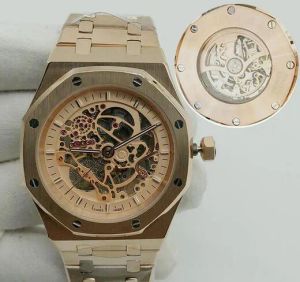 Baodewatchs Offri uomini orologio meccanico meccanico a 8 colori in stile classico da 43 mm cinghia in acciaio inossidabile completo di zaffiro impermeabile