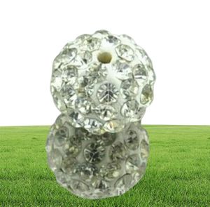 8 mm White Micro Pave CZ Disco Ball Crystal Crystal Bread Bransoletka Naszyjka Peadsmjpw Whole 4556134