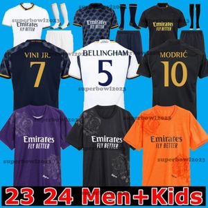 3xl 4xl 24 25ファンプレーヤーバージョンArda Guler Soccer Jerseys Vini JR Kits Rodrygo Camisetas de Futbol Real Madrids Belling2025 Kids Football Shirt Goalkeeper
