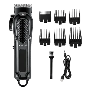 Trimmers Kemei Electric Hair Clipper Ubs ładowna bezprzewodowa broda Trimmer Męski elektryczny maszyna do przycinania włosów