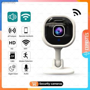 Câmeras IP Cerastes Mini Câmera inteligente Wi -Fi Monitoramento sem fio remoto 1080p It Camara WiFi Security Monitoring Camerac240412