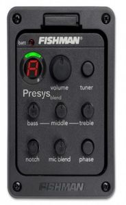 Fishman Presys Blend 301 Dual Mode Guitar Preamp Tuner EQ Piezo Pickup Equalizer System con microfono in Mic Beat Board in stock2683445