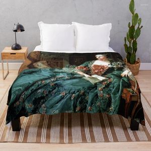 Cobertores Madame de Pompadour por Boucher Francoistrowrow Blanket Comfort Reciando sofá gigante recheado