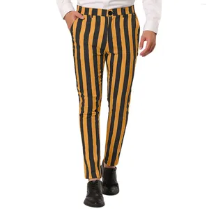 Men's Pants Male Business Suit Striped Oversize Formal Man Trousers Men Y2k Clothing Refreshing Stretch Skinny Pantalones Work