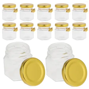 Storage Bottles 20pcs Sealed Jam Jars Airtight Glass Empty Small Honey Multi-use Holders