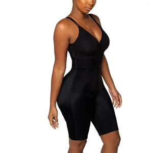 Frauen Shaper Brust Ärmel und BodySuit Shapewear vordere Haken Hülle Schlähne Flora Haken und Augensperrung Brust Support Bauchkontrolle