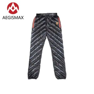 Calça aegismax ao ar livre calças de inverno Campo de inverno 95% de ganso branco no topo da calça 800fp espessante na prova d'água