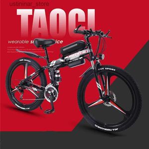 Bikes Ride-Ons 26 inch folding electric bicycle with lithium battery 350W off-road mountain bike variable speed L47