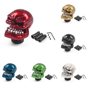 NY 2024 2024 RACING SKULL FAPE HEAD SKIFT KNOB BIL ACCATIONS DECORATION CAR Manual Gear Stick Shifter Spak Knob Gear Shift Knob Halloween