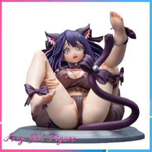 Heroes de quadrinhos apócrifa brinquedo original nove vidas gato girl/kyumei 1/6 pvc sexy girl ação figura figura adulta coleção de anime modelo brinquedos de boneca de boneca 240413