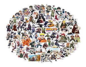 Adesivos de anime 100pcs Sasigi Cool Cartoon Ninja Decalques de vinil à prova d'água para garrafas de água de laptop6702937