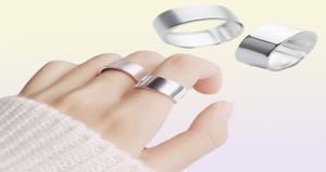 1pc Polished Brushed 9MM Wide Band Ring 100 REAL925 Sterling Silver fINE jEWELRY adjustable GTLJ1289 Y181025103914127
