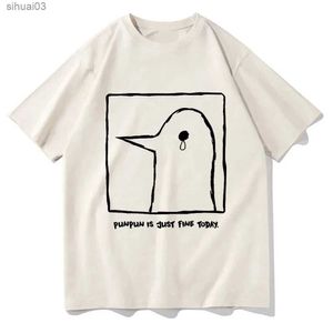 Kvinnors t-shirt oyasumi punpun t-shirt herr harajuku estetiska streetwear grafik plus size t-shirt unisex anime manga tecknad bomull topl2403