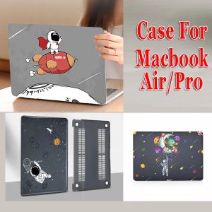 Fälle 3D -Druck Astronauten Laptop Hülle für MacBook Air 13 A2337 A2179 A2338 2020 M1 Chip Pro 11 15 A2289 Mac Book Pro 14 16 A2141 A2485
