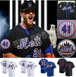 NOWOŚĆ 20 PETE ALONSO Francisco Lindor York Baseball Jersey Mets 35 Justin Verlander 18 Darryl Morango 31 Mike Piazza Noah Syncdergaard Edwin Diaz Brandon Nimmo