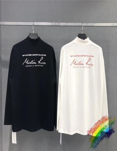 Übergroße Martine Rose T -Shirt High Collar Long Sleeve Männer Frauen 11 Qualitäts -Top -T -Shirts Martine Rose T -Shirt T2005432837