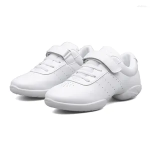 Dance Shoes Children Boy Girl Modern Soft Outsole Jazz Sneakers Aerobics Breathable Lightweight Kids Dancing Fitness Sports Shoe