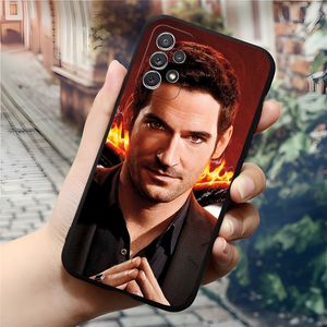 Lucifer TV Series Poster Phone Case Funda för Samsung S22 S21 S23 S30 S20 S9 S10 S8 S7 S6 Pro Plus Edge Ultra Fe Soft Coque