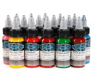 Tattoo Ink Set 60 komplette Farben Pigment Kit 1oz 30ml Tattoo Versorgung für Tattoo Kit7584849