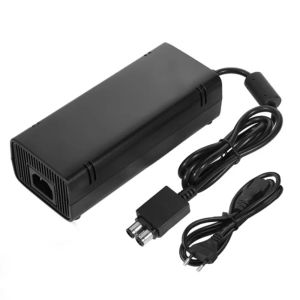 Supplências Mini Fonte de alimentação do adaptador de tijolos CA selado para Microsoft para Xbox 360 Slim com cabo de carregador 135W Universal 110220V UE Plug