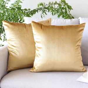 Подушка золото сгущенное бархатное декоративное бросок диван набор подголовок мягкий стул декор комнаты