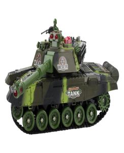 Controle remoto Modelo de tanque de tanque Carregamento e combate Track CrossCountry Boy Toy Trumpet91109851458934