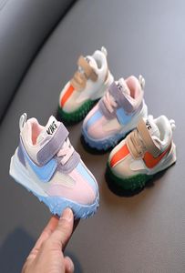 Buty butów dla niemowląt buty sportowe dla dziewcząt dla dzieci skórzane mieszkania Dzieci Sneakery mody miękkie miękkie but
