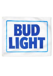 Ölflagga för Bud Light 3x5ft Flags 100d Polyester Banners inomhus utomhus livlig färg hög kvalitet med två mässing GROMMETs9506155