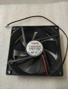 TD9025LS 12V 016A 909025mm 2pin Hydraulic Mute Cooling Fan Processor Cooler Heatsink Fan For Computer4716037