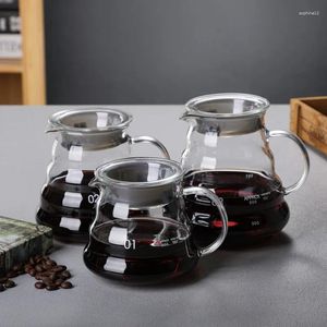 Copos de vinho Cloud Coffee Pot Glass Hand Flush Compartilhamento Pyrex Utensílios domésticos