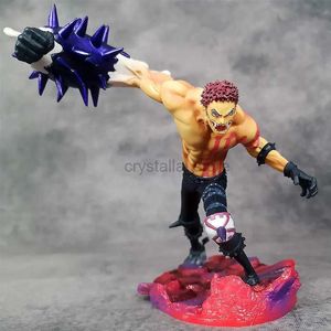 Comics Heroes 20cm Big Size Anime Figure Charlotte Katakuri PVC Action Figures King of Artist Fighting Katakuri Figure Collection Toys 240413