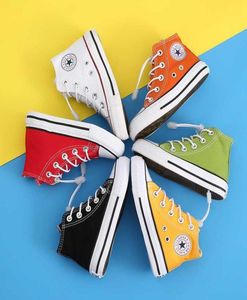 Children039S Canvas Star Shoes Białe trampki Mężczyźni Dziewczyna Boys039 Girls039 High Top Dance Student Summer Kids Shoe Spring AU9298535