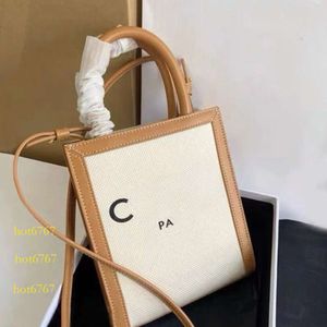 Designer Bag Fashion Bag Shoulder Bag Crossbody Bag Cabas Mini Logo Printed Vertical Handbag Cabas Tote Bag Genuine Leather beach bag