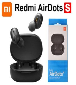 Xiaomi Redmi Airdots S TWS Wireless Bluetooth 50 hörlurar Stereo Bass med MIC Hands Brus Reduction Tap Control74536625800266