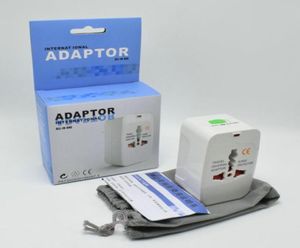 Adaptador de plugue universal de viagem quatro em um com o UK UK AU US POWER CARREGOR Adaptador International Electric Connector4500398