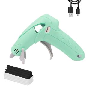 Gun X Cordless Hot Melt Glue Gun 7mm Glue Stick Wireless Glue Gun Repair Home Diy Tools Child Gifts 2200mah 90 Min Use Time