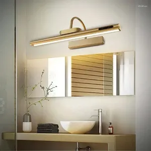 Vägglampa modernt ledt fåfänga lampor badrum spegel lampor vattentäta dimbara toalettmonterade belysningsarmaturer