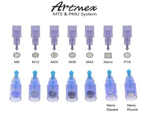 خرطوشة إبرة MTS لـ ArtMex V9 V8 V6 V3 شبه الدائمة آلة المكياج Derma Pen Microneedle M9 M12 M24 M36 M42 Nano Neadles4794531