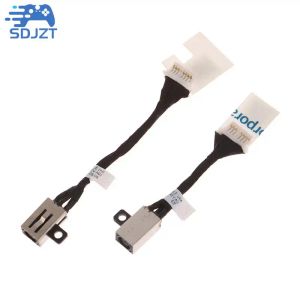 Dla szerokości 3410 3510 E3510 E3410 Laptop ładujący kabel ELEX 07DM5H 0N8R4T DC Power Jack Kabel