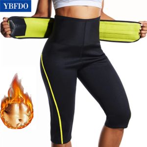 Pants Ybfdo Sweat Sauna Pants Neoprene Suit Sweating Shapers Fat Burn Corset Body Shaper Slimming Pants Waist Trainer Shapewear