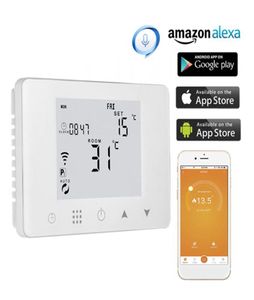 WiFi Room Thermostat Gas Boiler Wallmontered Heating Wireless Remote Temperatur Controller för Alexa Google Home 110V 220V4851242