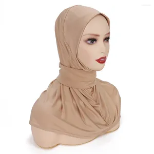 Lenços internos instantâneos hijab para mulheres meninas femininas com botões de amarração lenço de camisa de qualidade premium