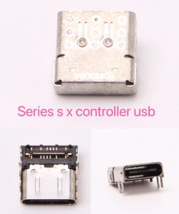 Accessories 20pcs Original New for Xbox Series S X Game Pad Controller Typec Usb Power Socket Port Replacement